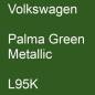 Preview: Volkswagen, Palma Green Metallic, L95K.